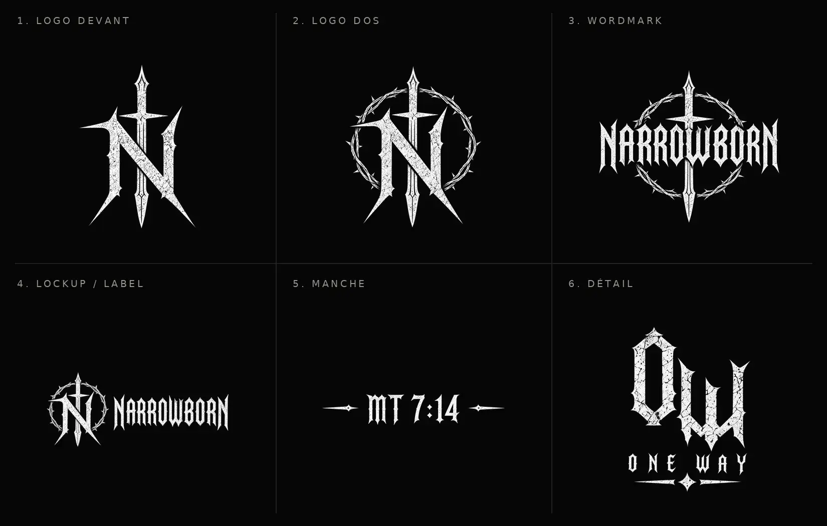 Planche des logos